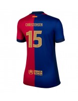 Ženske Nogometnih dresov Barcelona Andreas Christensen #15 Domači 2024-25 Kratki rokavi